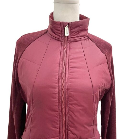 Smartwool Smartloft Merino Wool Quilted Jacket Burgundy Women's size Small - Picture 4 of 15